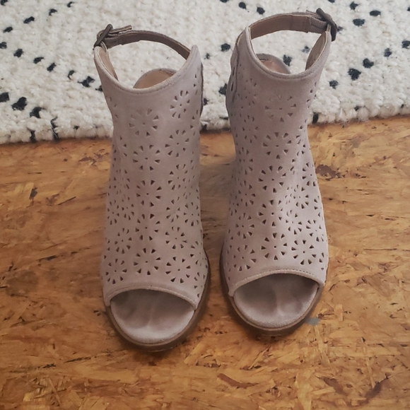 Taupe Booties - Picture 1 of 3